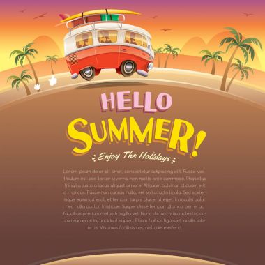 yolda turist otobüs