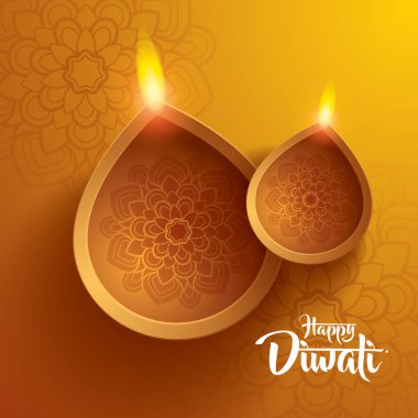 geleneksel Hint diya kandil.