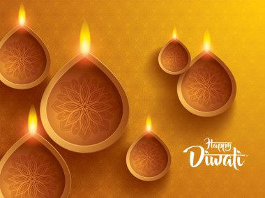 geleneksel Hint diya kandil.