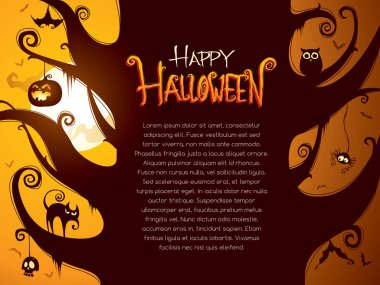 hayvanlar üzerinde büyük ağacı davetiyeli