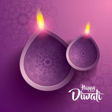 geleneksel Hint diya kandil.