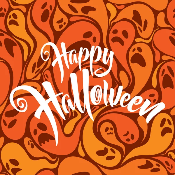 Happy halloween nápisy — Stockový vektor