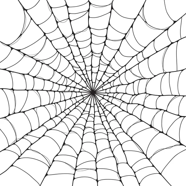 Einladungskarte mit Spinnweben — Stockvektor