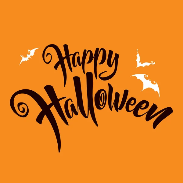 Feliz Halloween. Letras . — Archivo Imágenes Vectoriales