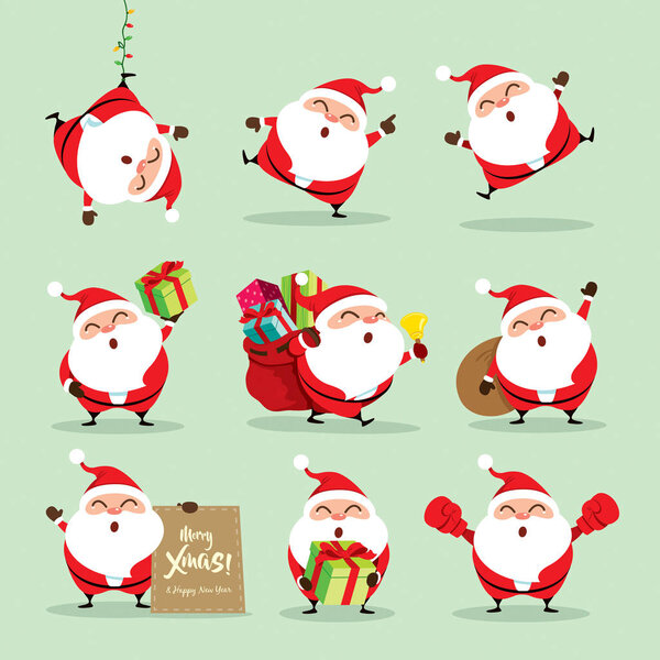 Collection of Christmas Santa Claus