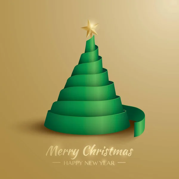 Árbol de Navidad. Feliz Navidad. ! — Vector de stock