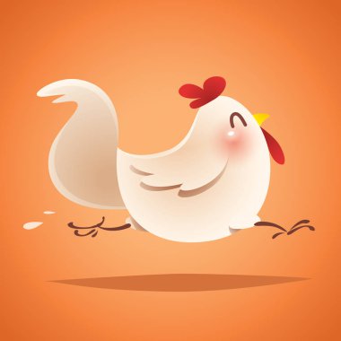 Karikatür komik horoz