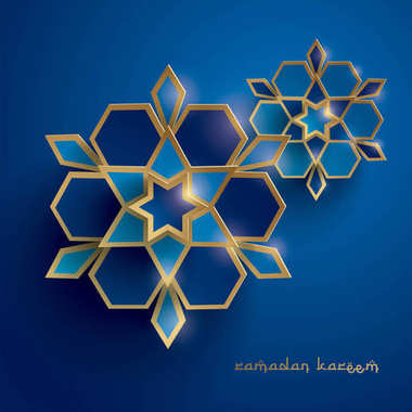 soyut Ramazan geometri çiçekler