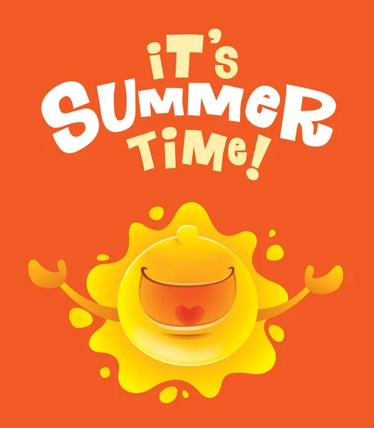 Su hora de verano ! — Vector de stock