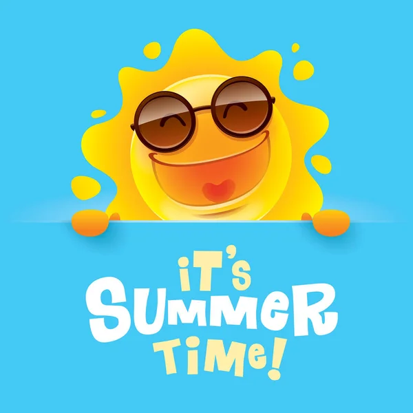 Su hora de verano ! — Vector de stock