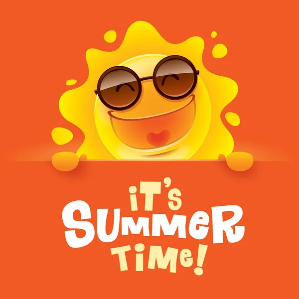 Su hora de verano ! — Vector de stock