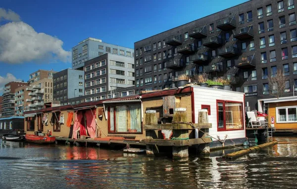 High Dynamic Range picture of architecture in Amsterdam — Stock Photo, Image