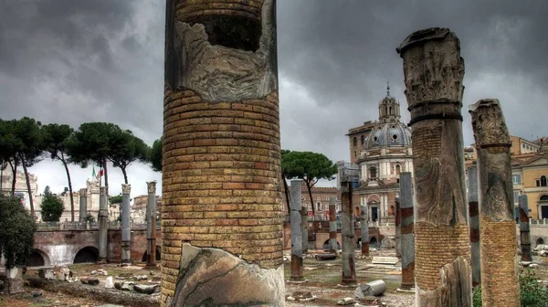 Populární mezník Řím v Itálii — Stock fotografie