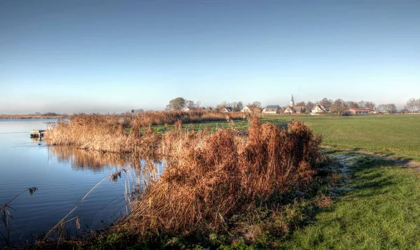 Autentico paesaggio olandese — Foto Stock