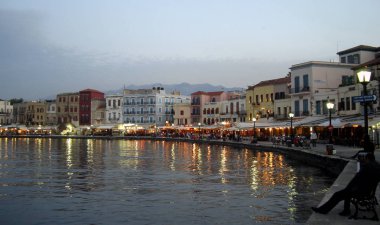 Bir sahne gönderen Island Crete Yunanistan