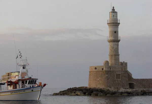 Uma cena da ilha de Creta na Grécia — Fotografia de Stock