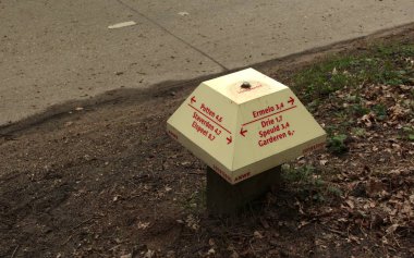 Bir bahar gününde tipik Hollandalı doğası