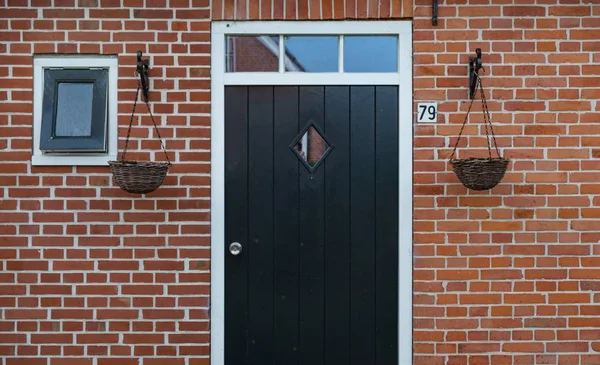 Voordeur van een huis van de landbouw — Stockfoto