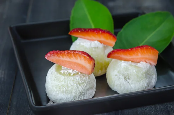 Daifuku Mochi Postre japonés — Foto de Stock