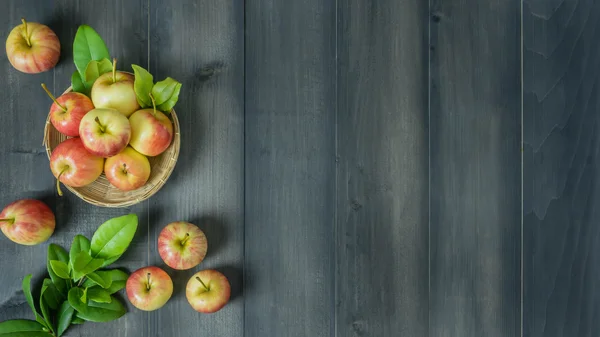 Apfel von oben — Stockfoto