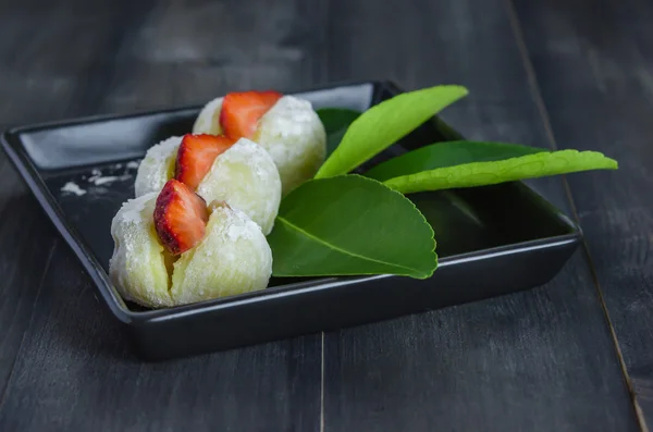 Daifuku Mochi Postre japonés — Foto de Stock