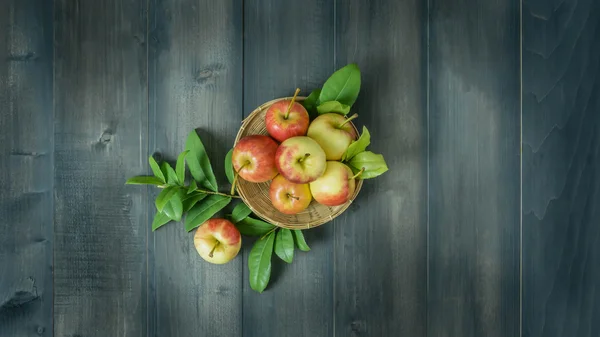 Apfel von oben — Stockfoto