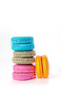 Renkli acıbadem kurabiyesi tatlı