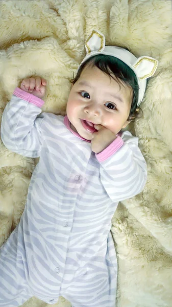 Ασιατικό χαριτωμένο μωρό, κορίτσι — Φωτογραφία Αρχείου