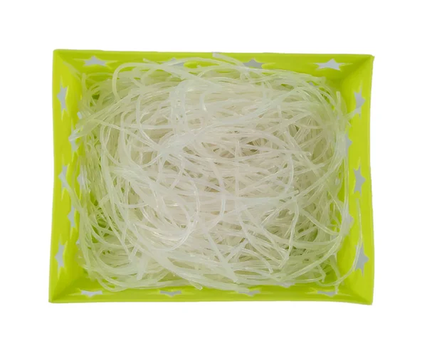 Vermicelli in  basket — Stock Photo, Image