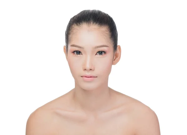 Asiatische Frau mit Schönheit Gesicht — Stockfoto