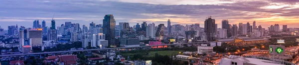 Bangkok, Tayland - 10 Haziran 2011: Petc akşam Panorama görünüm