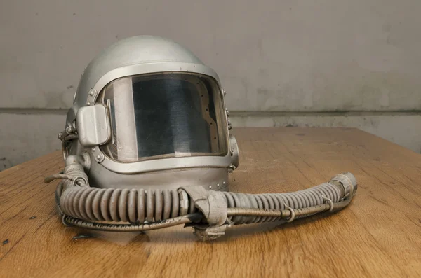 Vieux casque de pilote — Photo