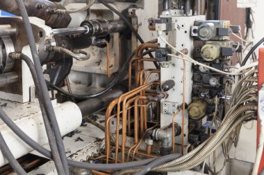 endüstriyel makinenin bir parçası