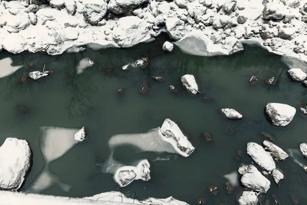 冷凍川や氷 — ストック写真
