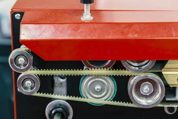 Conveyer belt close up — Stock Photo, Image