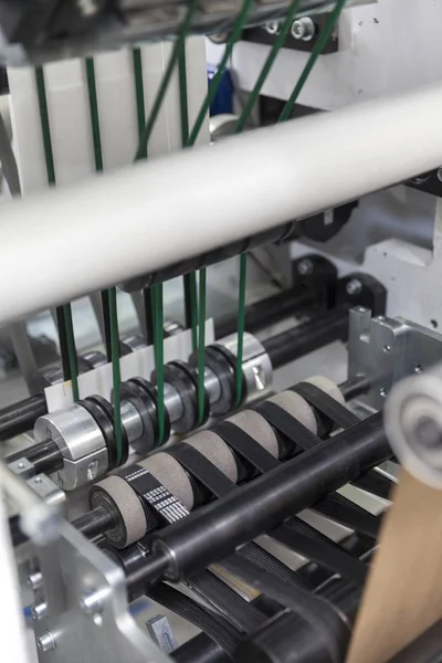 Paper rolling machine — Stock Photo, Image