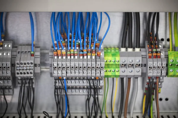 Panel de control, conjuntos de cables — Foto de Stock