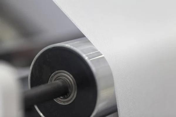 Production on paper roll machine — Stock Photo, Image