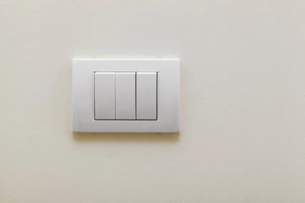 Interruptor de luz na parede — Fotografia de Stock