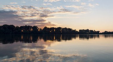 nehir panorama günbatımı 