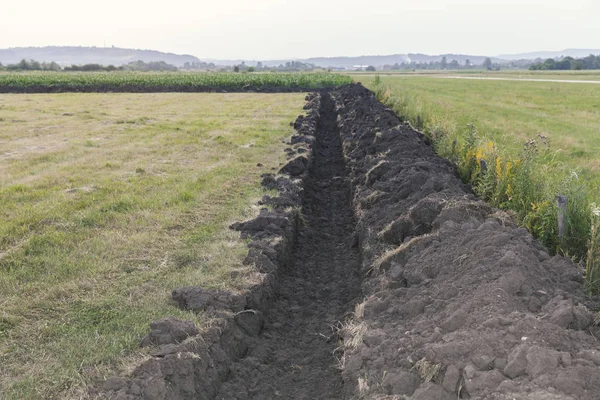 Pipeline on the field — Stock Image Pipeline on the field Stock Picture