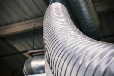 Havalandırma için Oluklu hortumlar