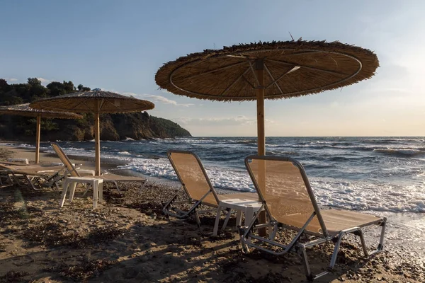 Sonnenuntergang am Strand — Stockfoto