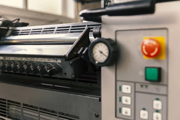 Máquina de impressão antiga — Fotografia de Stock