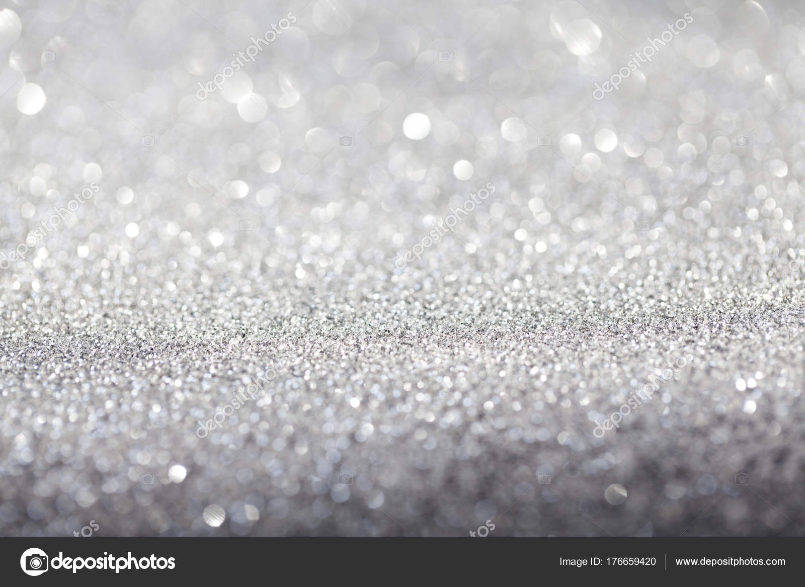 Silver sparkles close up — Stock Photo © DJSrki #176659420