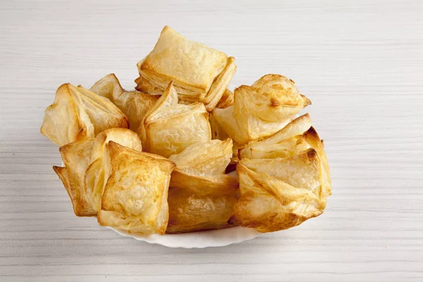 Baked puff pastr — Stock Photo, Image