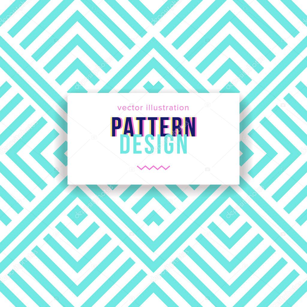 Optical geometric design pattern
