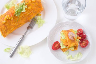 Havuç bisküvi rulo