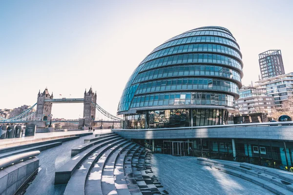 Λονδίνο Ηνωμένο Βασίλειο Μαρτίου 2016 London City Hall Στο Λαμπρό — Φωτογραφία Αρχείου