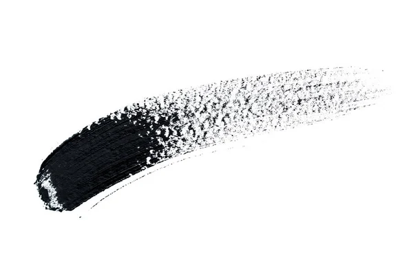 Smear of a black brush — Stock Photo, Image